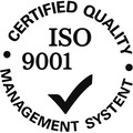 Symbol: ISO 9001 (rund)